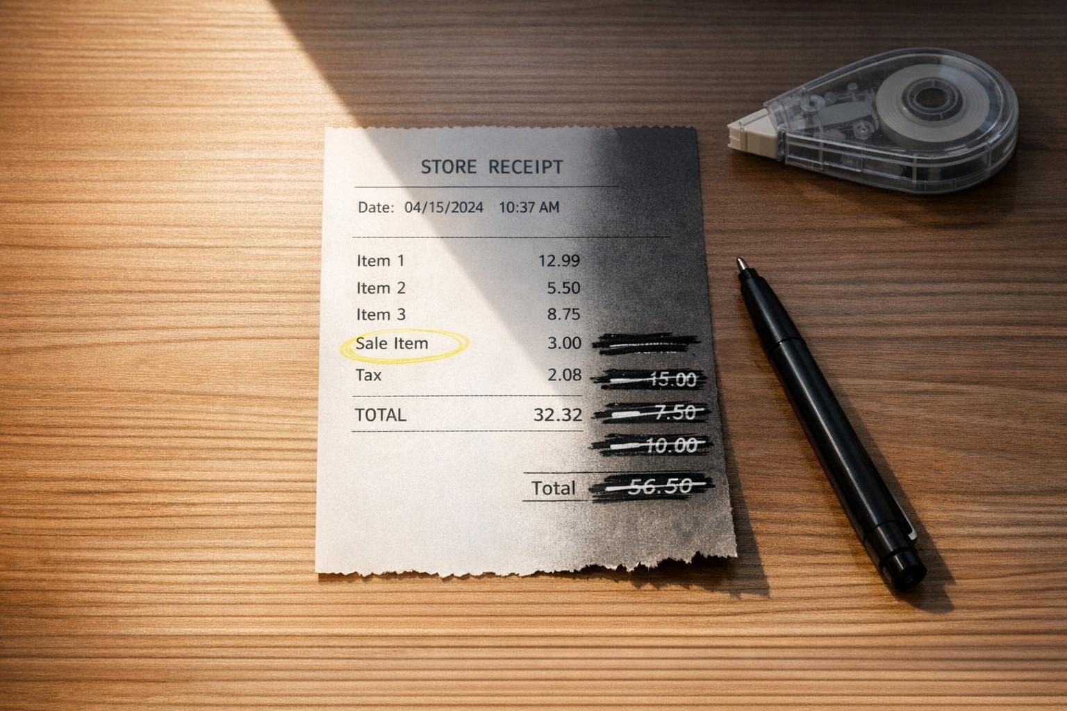 Can You Edit a Receipt? Common Questions Answered