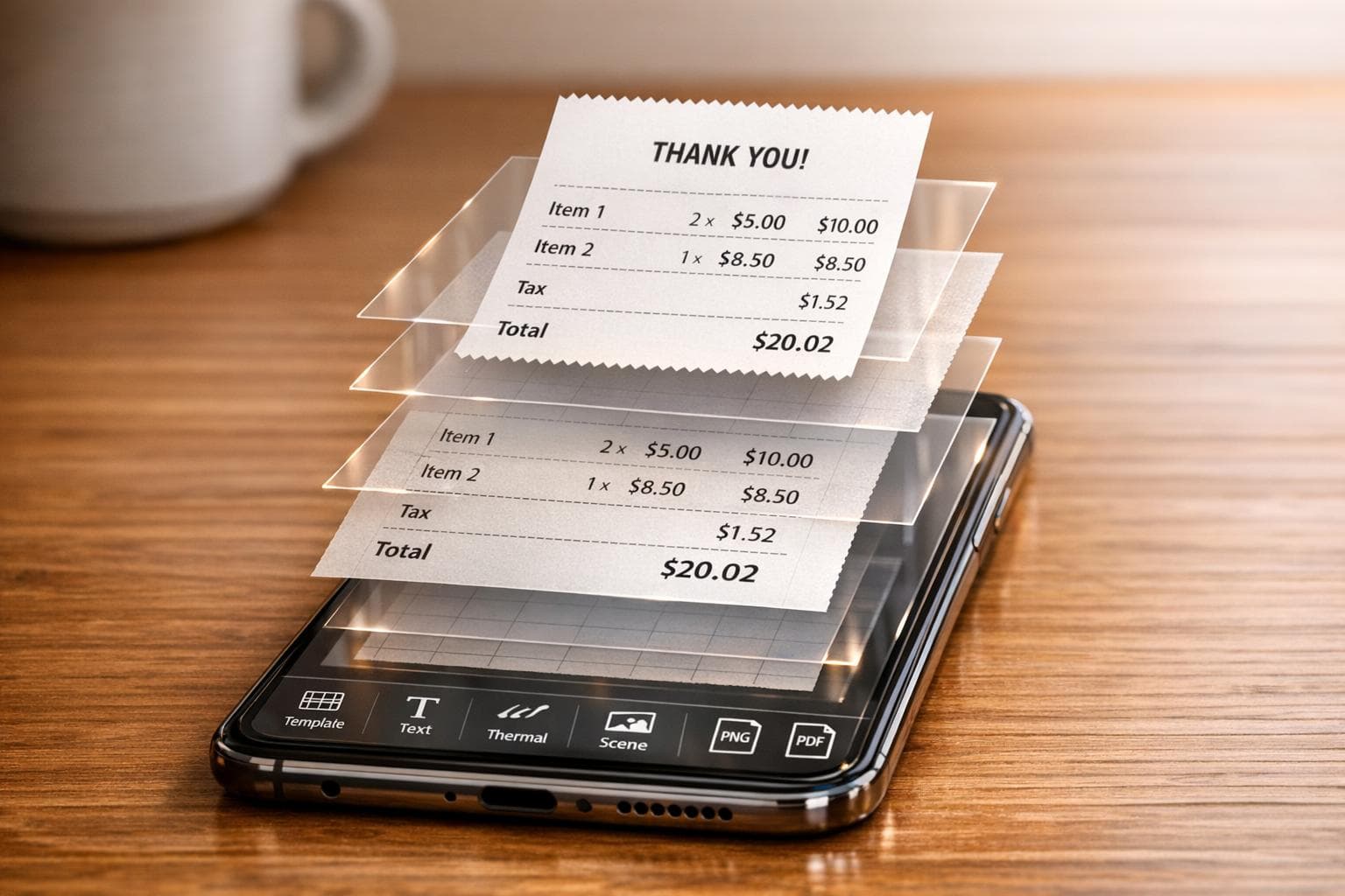 How to Get a Realistic Receipt Photo Without a Printer