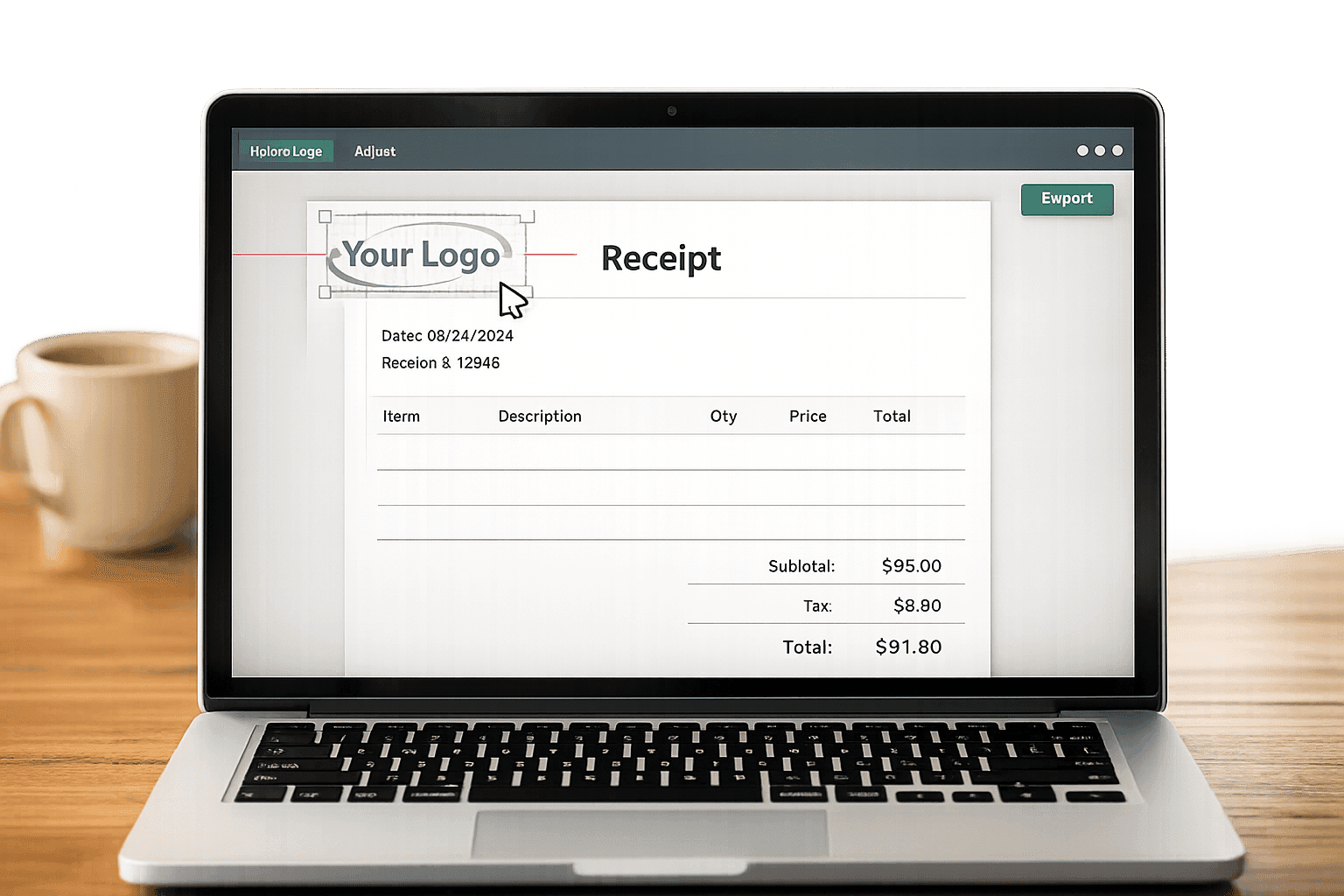 How to Add Logos to Receipts Online