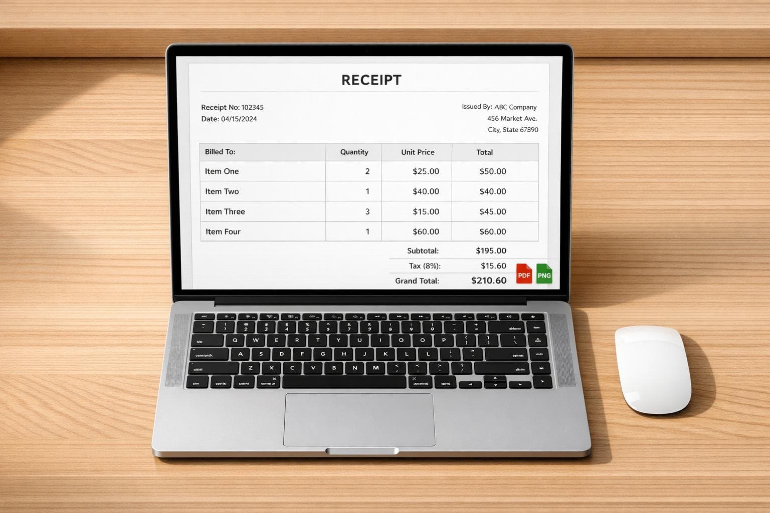 Free Receipt Generators with High-Resolution Exports