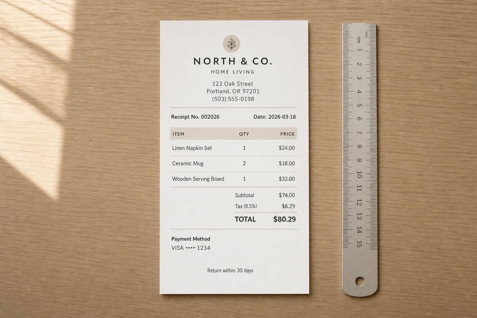 Receipt Format Guide: What to Include in 2026